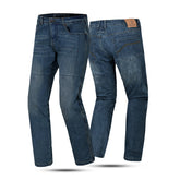 BELA DRIFTER Moto Jeans Calcas Tint Azul Cinza 34L